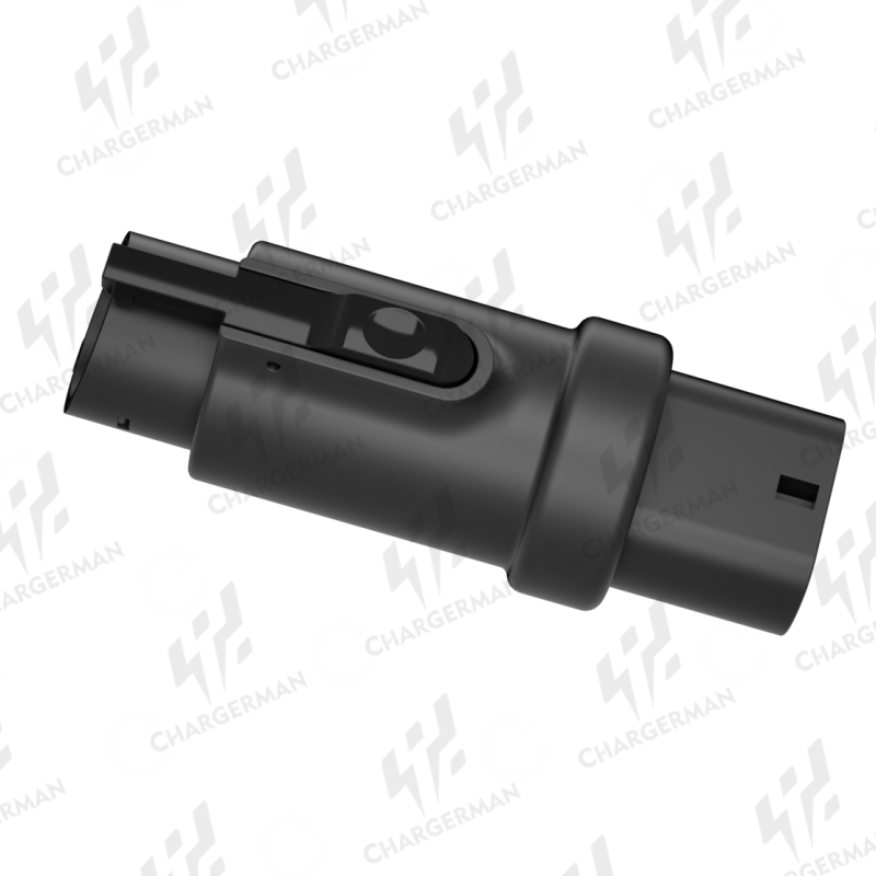 Chargerman 32a EV Charger Converter Type2 To J1772 or Type2 To Type1,Electric Cars Charging Adapter(Color : Black)