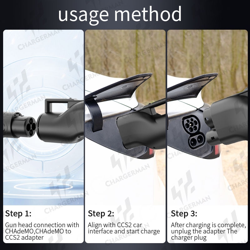 Chargerman CHAdeMO to CCS2 Adapter|DC 200A 1000V