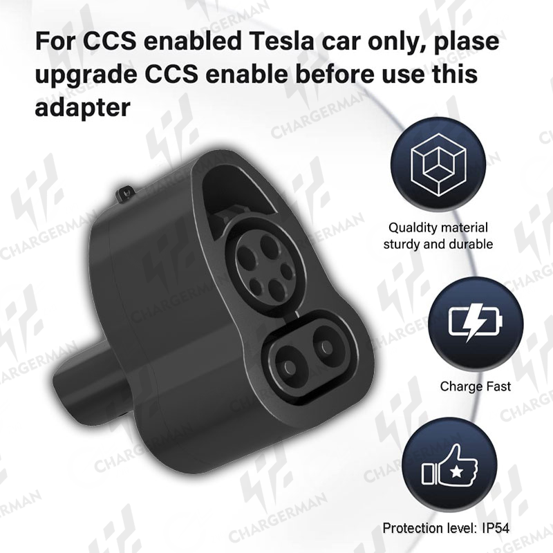CCS1 to NACS Adapter 2.0 DC |Second-hand cheap sale|Does not affect normal use