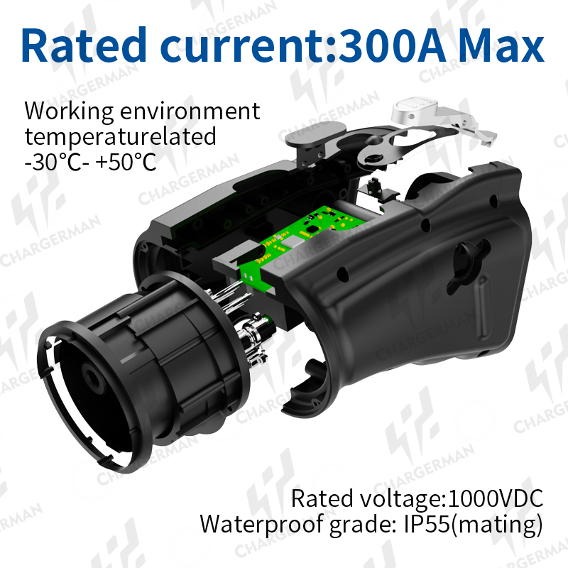 Chargerman CHAdeMO TO CCS1 Adapter|DC 300A 1000V
