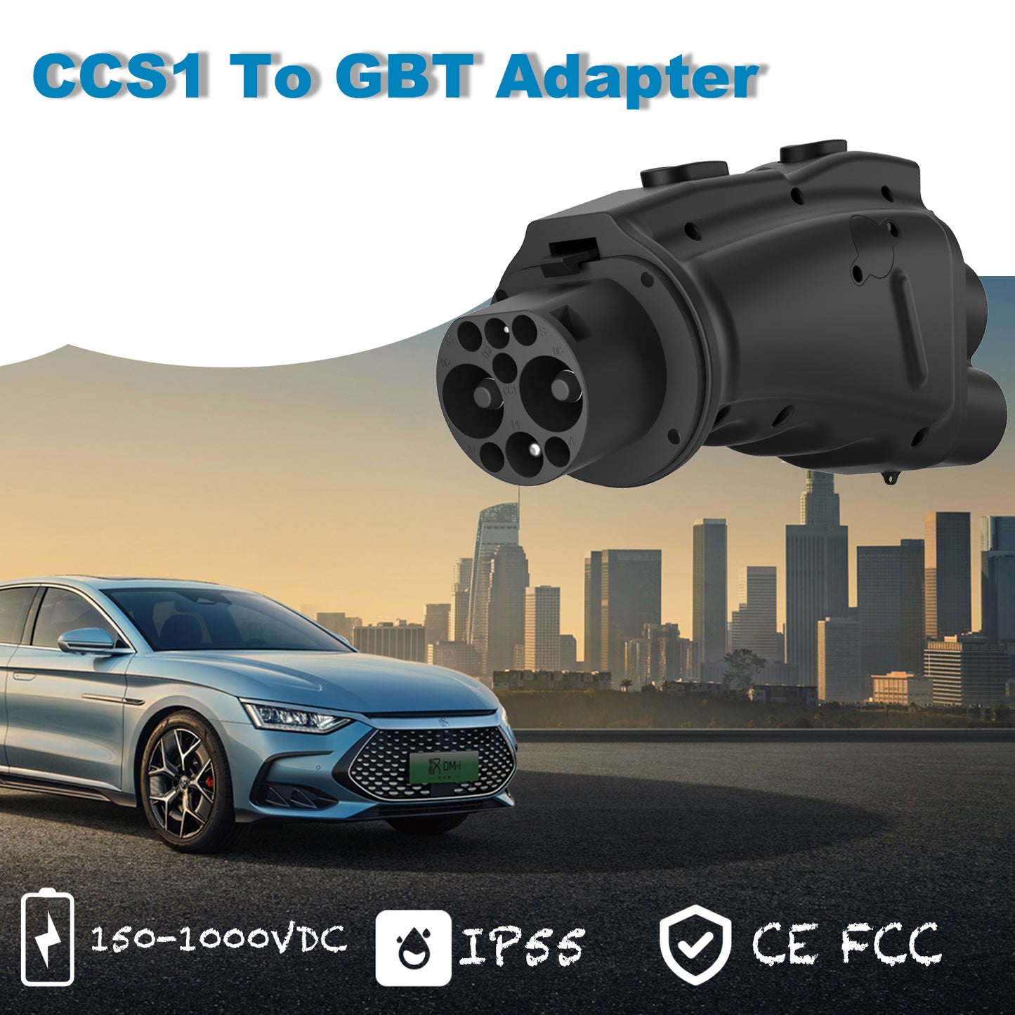 Chargerman CCS1 to GBT Adapter | DC Fast Charging Solution for Chinese EVs