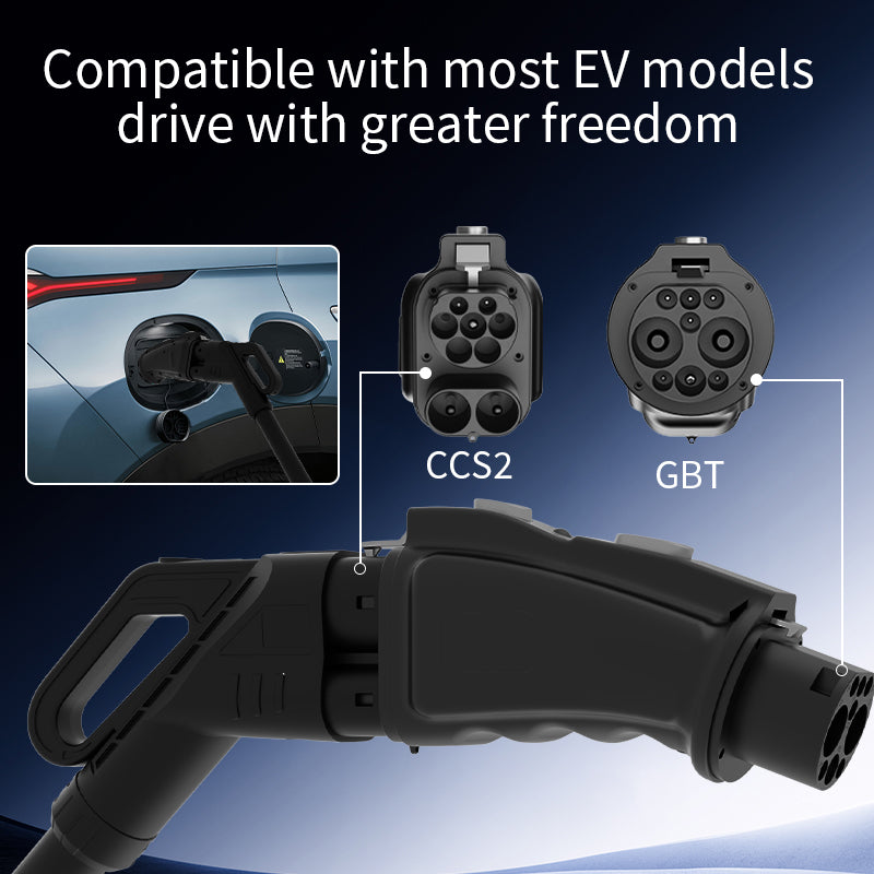 Chargerman CCS2 to GB/T DC Fast Charging Adapter | EV Converter for Chinese Electric Vehicles