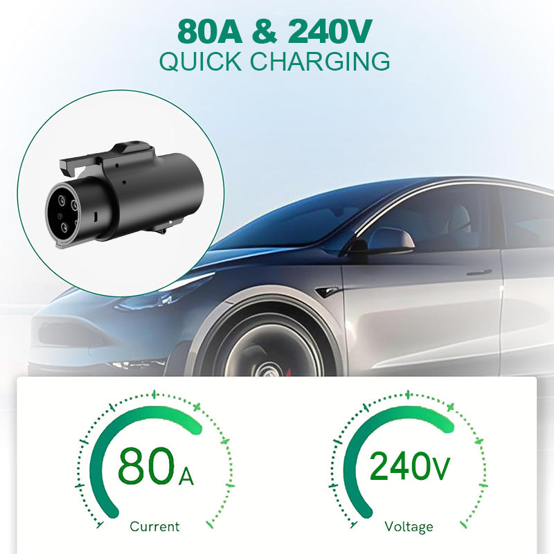 Used NACS to J1772 Adapter | Tesla Charger to J1772 EV | 60A Fast Charging | Ships from New York