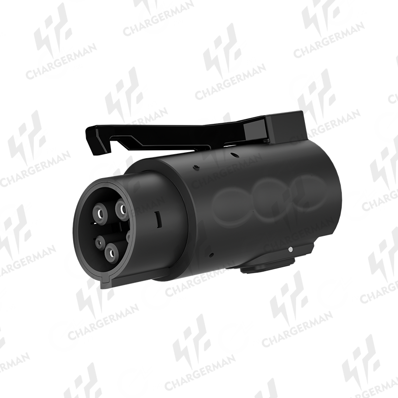 NACS(Tesla) To J1772 - Up To 80A - 20kW - Double anti-lock design-Compatible with Tesla High Powered Connectors