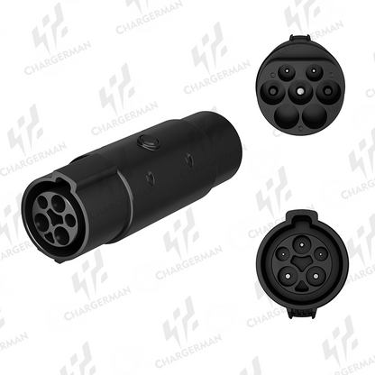 Chargerman J1772 Type 1 to GB/T Adapter: Seamless Charging Connection for Your EV-Black