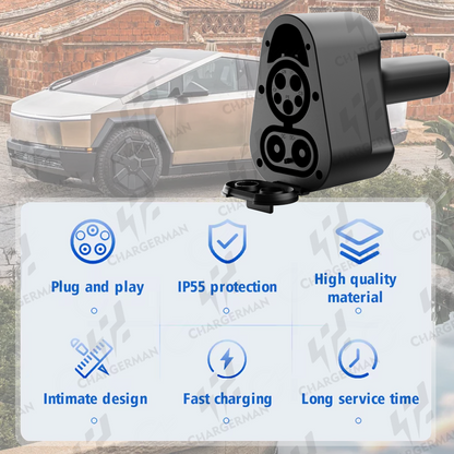 CCS1 to Tesla Adapter Extension Suitable for all Tesla models including Cybertruck