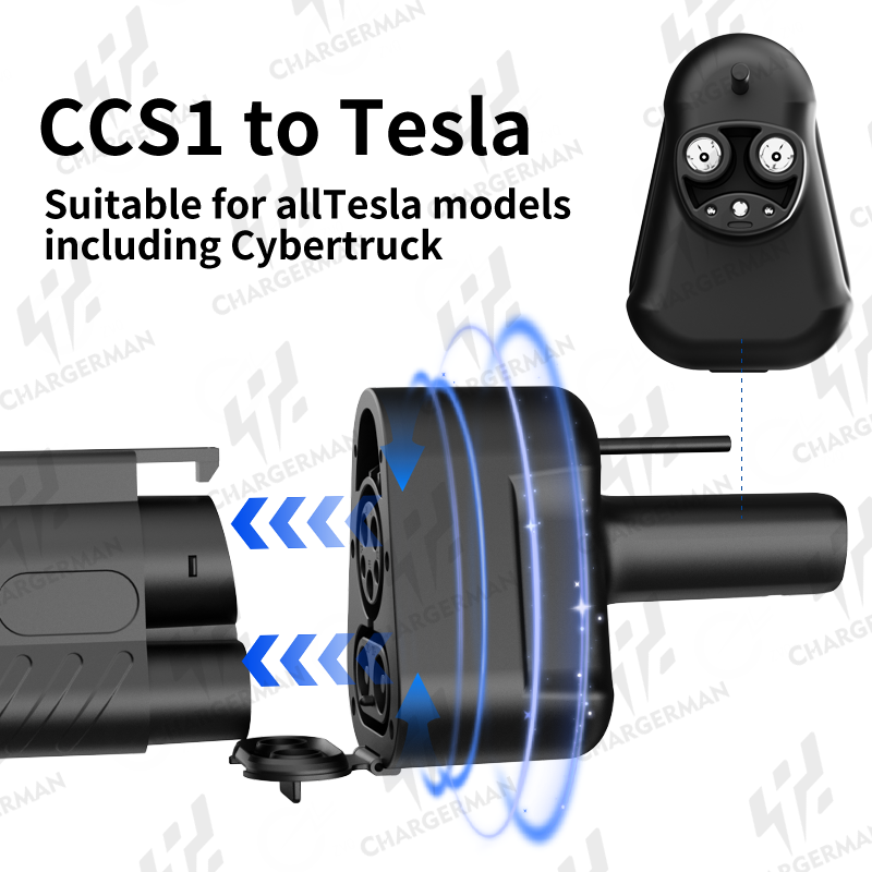 CCS1 to Tesla Adapter Extension Suitable for all Tesla models including Cybertruck