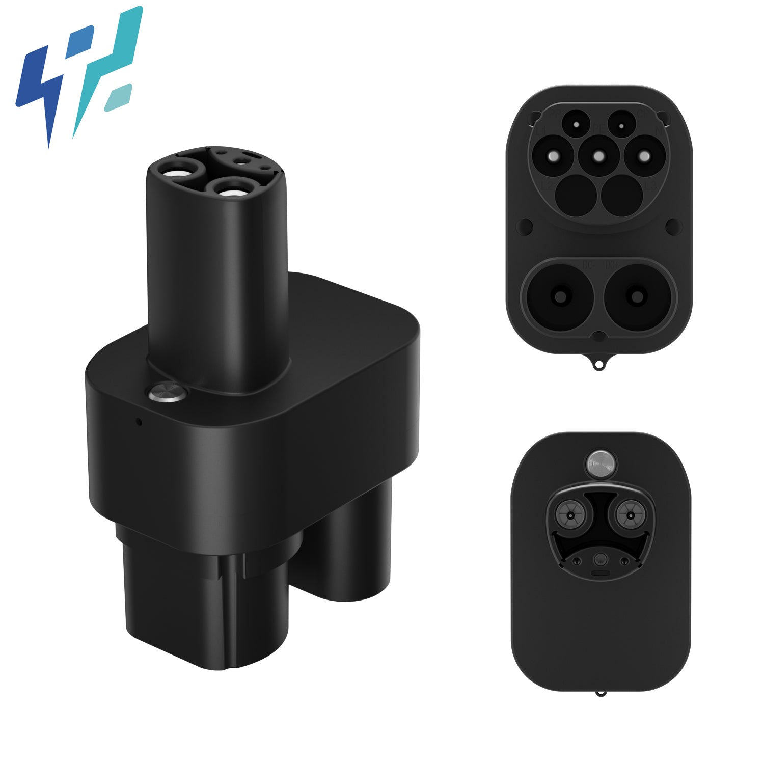 IKITS CCS1 to Tesla Adapter Combo,DC Charge Adapter for Model 3,Y