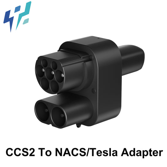 Chargerman DC+AC CCS Combo 2 to Tesla Adapter With locking buckle For US tesla Model S, 3, X & Y