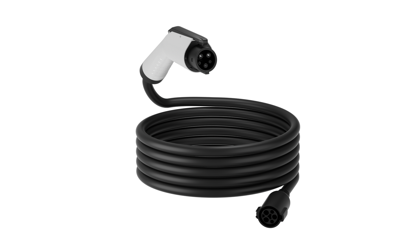 Effortlessly Extend Your EV Charging Capability with the Chargerman J1772 Extension Cord —— 32A/48A，5m/6m/7m