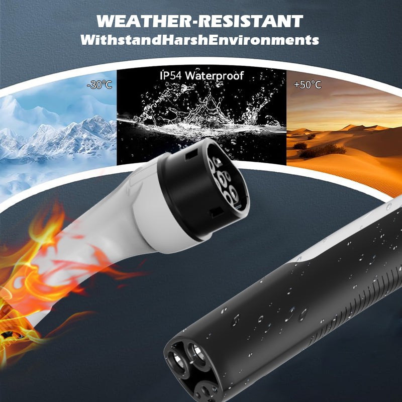 Convenient and Reliable Type2 to Tesla Charger Cable 5m/10m for Tesla Model 3/S/X/Y Owners