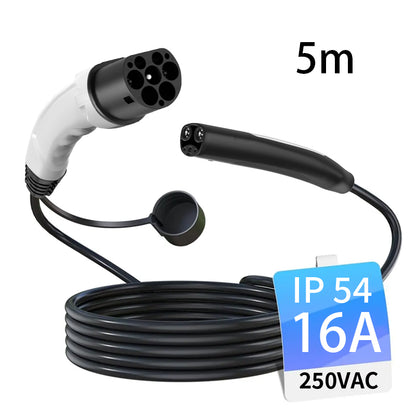 Convenient and Reliable Type2 to Tesla Charger Cable 5m/10m for Tesla Model 3/S/X/Y Owners