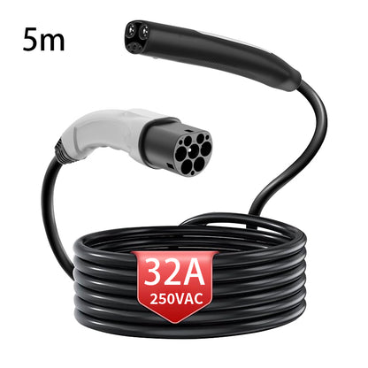 Convenient and Reliable Type2 to Tesla Charger Cable 5m/10m for Tesla Model 3/S/X/Y Owners